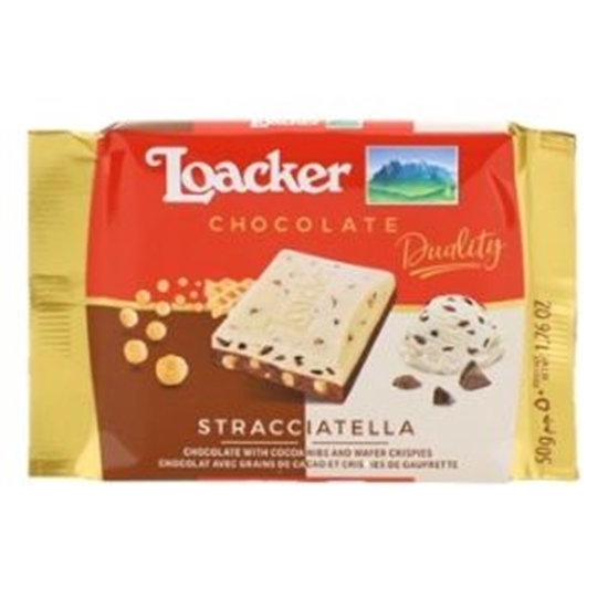 Picture of LOACKER STRACCIATELLA CHOCO BAR 54GR